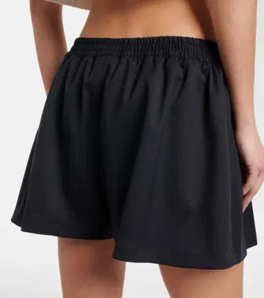 Balenciaga Logo wool-blend shorts | Thumbnail 4 Balenciaga Logo wool-blend shorts | Thumbnail 4