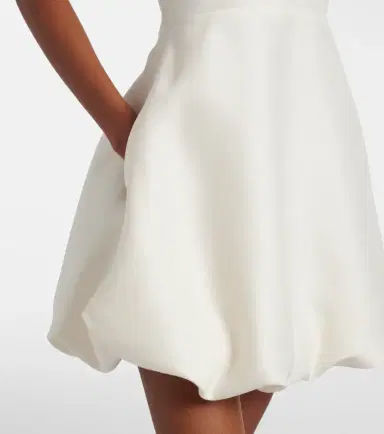 Balenciaga Halterneck peplum wool and silk minidress | Thumbnail 2 Balenciaga Halterneck peplum wool and silk minidress | Thumbnail 2