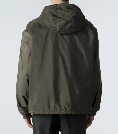 Prada Re-Nylon reversible leather-trimmed jacket | Thumbnail 4 Prada Re-Nylon reversible leather-trimmed jacket | Thumbnail 4