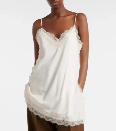 Rohe Róhe Lace-trimmed satin camisole | Thumbnail 3 Rohe Róhe Lace-trimmed satin camisole | Thumbnail 3