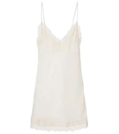 Rohe Róhe Lace-trimmed satin camisole | Thumbnail 1 Rohe Róhe Lace-trimmed satin camisole | Thumbnail 1