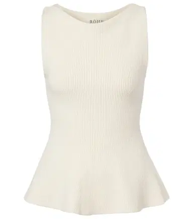 RÓHE Róhe Knitted cotton top | Thumbnail 1 RÓHE Róhe Knitted cotton top | Thumbnail 1