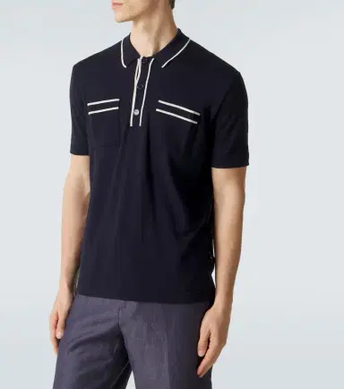Orlebar Brown Keeling cotton and silk polo shirt | Thumbnail 3 Orlebar Brown Keeling cotton and silk polo shirt | Thumbnail 3