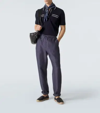 Orlebar Brown Keeling cotton and silk polo shirt | Thumbnail 5 Orlebar Brown Keeling cotton and silk polo shirt | Thumbnail 5