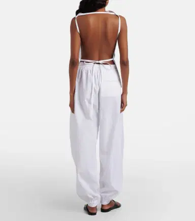 RÓHE Róhe Cotton-blend wide-leg pants | Thumbnail 5 RÓHE Róhe Cotton-blend wide-leg pants | Thumbnail 5
