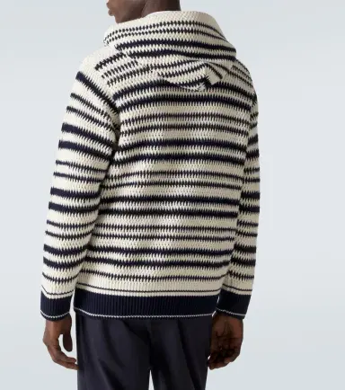 Orlebar Brown Kirk striped crochet cotton hoodie | Thumbnail 5 Orlebar Brown Kirk striped crochet cotton hoodie | Thumbnail 5