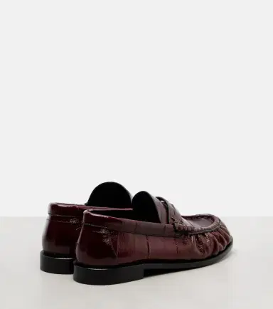 Saint Laurent Le Loafer eel leather penny loafers | Thumbnail 3 Saint Laurent Le Loafer eel leather penny loafers | Thumbnail 3