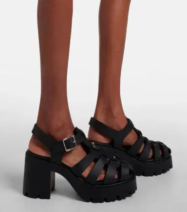 Prada Monolith sandals | Thumbnail 6 Prada Monolith sandals | Thumbnail 6