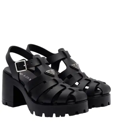 Prada Monolith sandals | Thumbnail 1 Prada Monolith sandals | Thumbnail 1