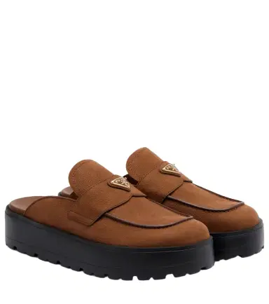Prada Suede mules | Thumbnail 1 Prada Suede mules | Thumbnail 1
