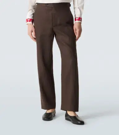 Bode Linen straight pants | Thumbnail 2 Bode Linen straight pants | Thumbnail 2