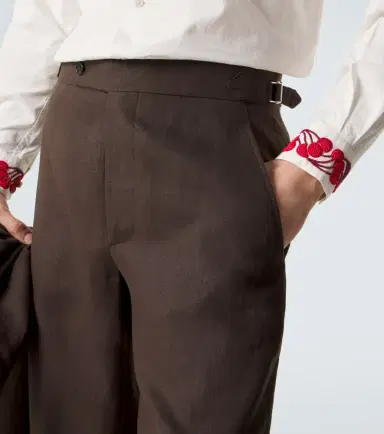 Bode Linen straight pants | Thumbnail 3 Bode Linen straight pants | Thumbnail 3