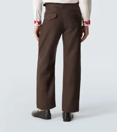 Bode Linen straight pants | Thumbnail 4 Bode Linen straight pants | Thumbnail 4