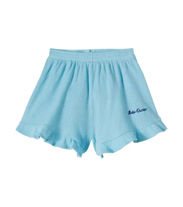 Ruffled cotton shorts Ruffled cotton shorts
