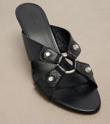 Balenciaga Cagole leather mules | Thumbnail 3 Balenciaga Cagole leather mules | Thumbnail 3