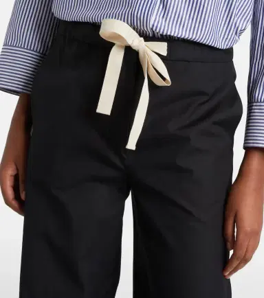 'S Max Mara Argento cotton cropped wide-leg pants | Thumbnail 5 'S Max Mara Argento cotton cropped wide-leg pants | Thumbnail 5