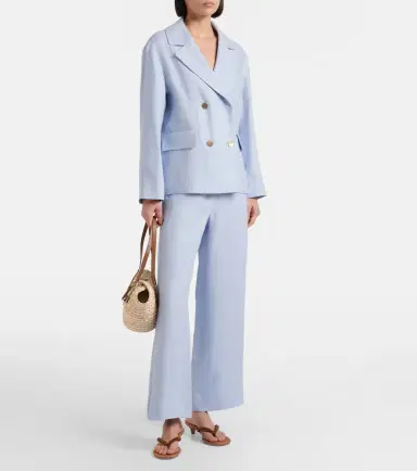 'S Max Mara Amedea linen wide-leg pants | Thumbnail 4 'S Max Mara Amedea linen wide-leg pants | Thumbnail 4