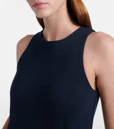 'S Max Mara 'S Max Mara Cannone cotton-blend jersey midi dress | Thumbnail 4 'S Max Mara 'S Max Mara Cannone cotton-blend jersey midi dress | Thumbnail 4
