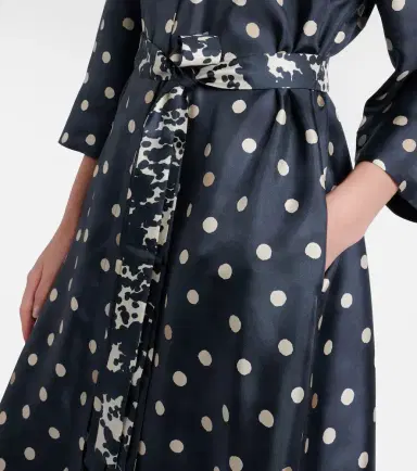'S Max Mara Leva polka-dot silk twill shirt dress | Thumbnail 4 'S Max Mara Leva polka-dot silk twill shirt dress | Thumbnail 4
