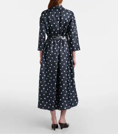 'S Max Mara Leva polka-dot silk twill shirt dress | Thumbnail 5 'S Max Mara Leva polka-dot silk twill shirt dress | Thumbnail 5