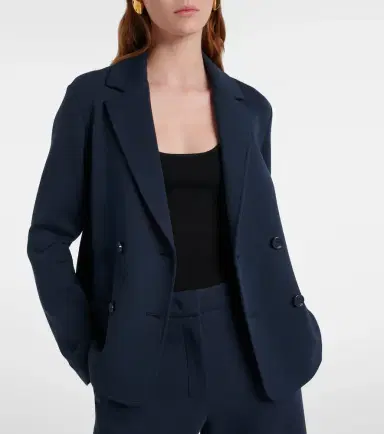 'S Max Mara Badia double-breasted cotton-blend blazer | Thumbnail 4 'S Max Mara Badia double-breasted cotton-blend blazer | Thumbnail 4