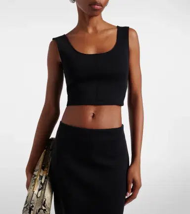 'S Max Mara Dire cotton-blend crop top | Thumbnail 5 'S Max Mara Dire cotton-blend crop top | Thumbnail 5
