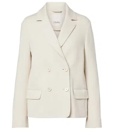 'S Max Mara Badia cotton-blend jersey blazer | Thumbnail 1 'S Max Mara Badia cotton-blend jersey blazer | Thumbnail 1