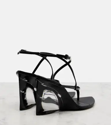 Alaïa Alaïa Patent leather wedge thong sandals | Thumbnail 5 Alaïa Alaïa Patent leather wedge thong sandals | Thumbnail 5