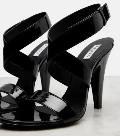 Alaïa Alaïa Cone patent leather sandals | Thumbnail 2 Alaïa Alaïa Cone patent leather sandals | Thumbnail 2