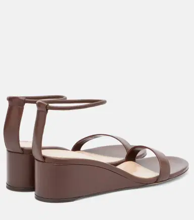 Gianvito Rossi Leather wedge sandals | Thumbnail 2 Gianvito Rossi Leather wedge sandals | Thumbnail 2