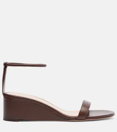 Gianvito Rossi Leather wedge sandals | Thumbnail 3 Gianvito Rossi Leather wedge sandals | Thumbnail 3