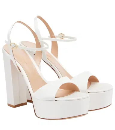 Gianvito Rossi Marlena satin platform sandals | Thumbnail 1 Gianvito Rossi Marlena satin platform sandals | Thumbnail 1