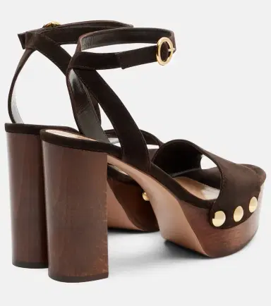 Gianvito Rossi Ardéa studded suede platform sandals | Thumbnail 3 Gianvito Rossi Ardéa studded suede platform sandals | Thumbnail 3