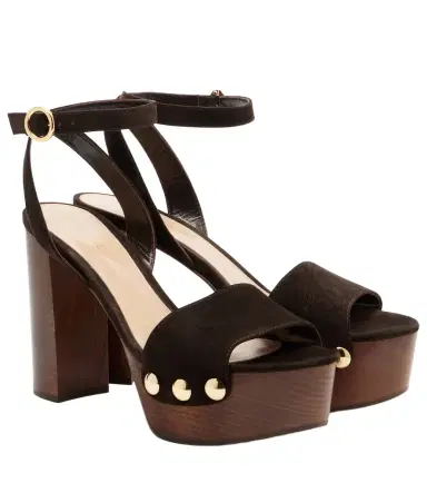 Gianvito Rossi Ardéa studded suede platform sandals | Thumbnail 1 Gianvito Rossi Ardéa studded suede platform sandals | Thumbnail 1