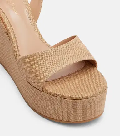 Gianvito Rossi Virginie raffia platform wedge sandals | Thumbnail 4 Gianvito Rossi Virginie raffia platform wedge sandals | Thumbnail 4