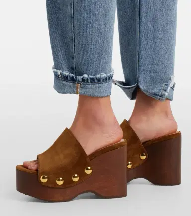 Gianvito Rossi Ardéa embellished suede wedges | Thumbnail 5 Gianvito Rossi Ardéa embellished suede wedges | Thumbnail 5