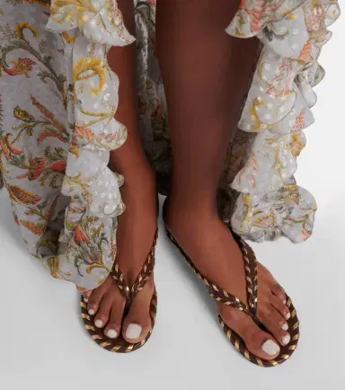 Gianvito Rossi Zaira leather thong sandals | Thumbnail 6 Gianvito Rossi Zaira leather thong sandals | Thumbnail 6