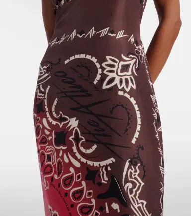 The Attico Printed silk maxi dress | Thumbnail 5 The Attico Printed silk maxi dress | Thumbnail 5