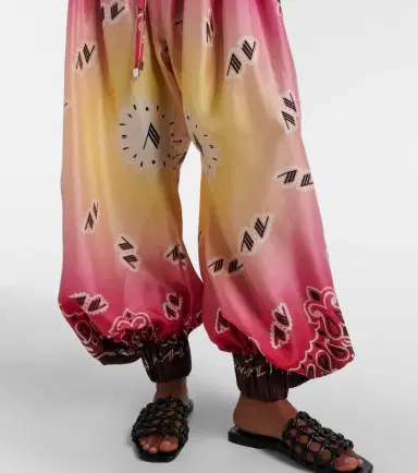 The Attico Printed silk balloon pants | Thumbnail 3 The Attico Printed silk balloon pants | Thumbnail 3