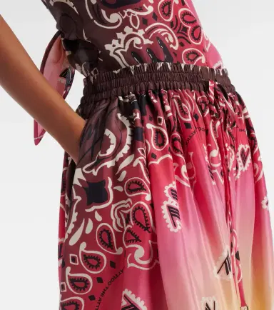 The Attico Printed silk balloon pants | Thumbnail 5 The Attico Printed silk balloon pants | Thumbnail 5