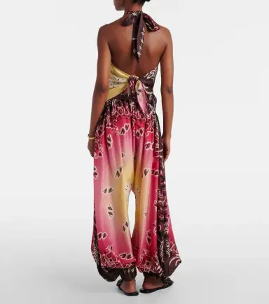 The Attico Printed silk balloon pants | Thumbnail 6 The Attico Printed silk balloon pants | Thumbnail 6