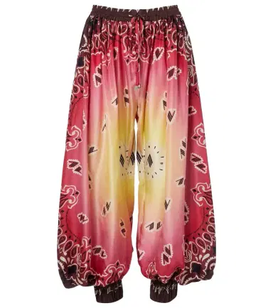 The Attico Printed silk balloon pants | Thumbnail 1 The Attico Printed silk balloon pants | Thumbnail 1