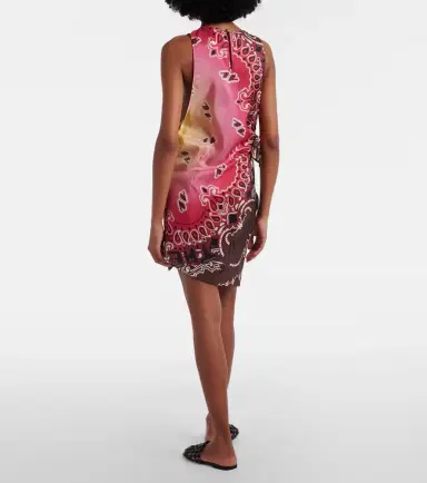 The Attico Printed silk minidress | Thumbnail 5 The Attico Printed silk minidress | Thumbnail 5