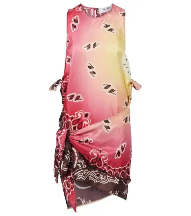The Attico Printed silk minidress | Thumbnail 1 The Attico Printed silk minidress | Thumbnail 1