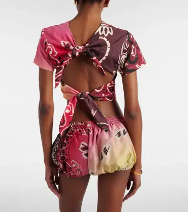The Attico Printed silk shorts | Thumbnail 4 The Attico Printed silk shorts | Thumbnail 4