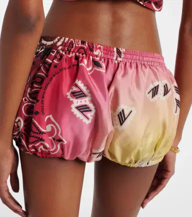 The Attico Printed silk shorts | Thumbnail 5 The Attico Printed silk shorts | Thumbnail 5