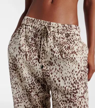 The Attico Leopard-print cotton wide-leg pants | Thumbnail 4 The Attico Leopard-print cotton wide-leg pants | Thumbnail 4
