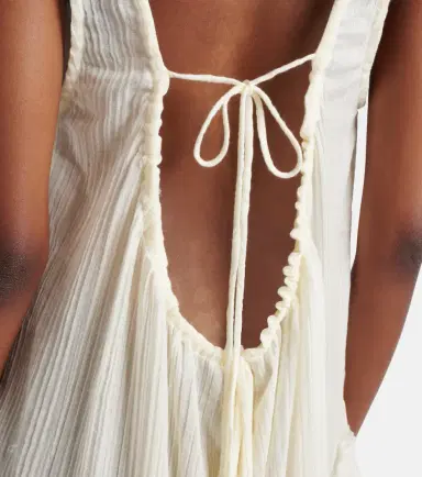 The Attico Ruffled cotton minidress | Thumbnail 2 The Attico Ruffled cotton minidress | Thumbnail 2
