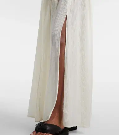The Attico Ruffled cotton maxi dress | Thumbnail 4 The Attico Ruffled cotton maxi dress | Thumbnail 4