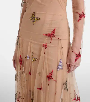Blumarine Patch-appliqué maxi dress | Thumbnail 2 Blumarine Patch-appliqué maxi dress | Thumbnail 2